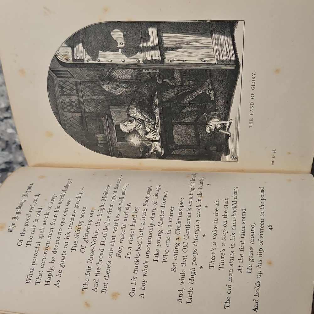 1875 The Ingoldsby Legends Or Mirth and Marvels by Thomas Ingoldsby Antique Book - Picture 9 of 15